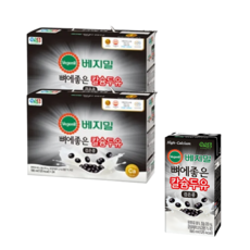 베지밀 뼈에좋은 칼슘 검은콩 두유, 48개, 190ml