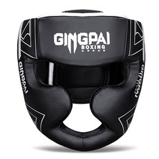 GINGPAI 복싱 헤드기어 권투 복싱 종합격투기 무에타이, 화이트, 1개