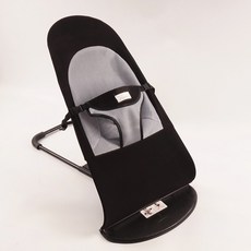 접이식 흔들 의자 침대 신생아침대 신생아, 블랙 면직물