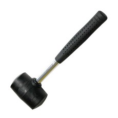 橡膠槌 敲擊工具, 1個, 膠槌 鋼管柄300g, 槌子