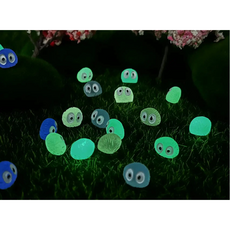 자동차 대시보드 연탄벌레 20P 테라리움 꾸미기 센과치히로 먼지 피규어 장식품 선물, 혼합(투명+컬러), 1개