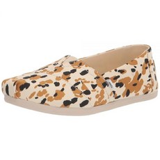 TOMS 남성용 Alpargata 로퍼 플랫 블랙/블랙 재활용 면 캔버스