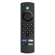 Amazon대 Fire Stick TV용 L5B83G TV 음성 교체 리모컨 Amazon, 검은색