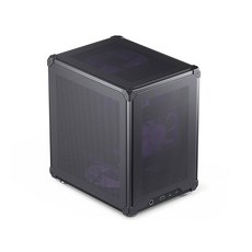 JONSBO C6 ITX 장치 데스크탑 메쉬 전원 냉각 핸들 C타입 보드 섀시 게임 케이스 소형 사무실 공급 ATX MATX 컴퓨터, C6 Handle Black