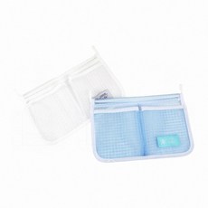 주방 다용도 냉장고 수납파우치 메쉬 소스 포켓 수납 정리함 냉장고서랍