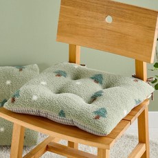 모던하우스 L 뽀글이 식방석 그린 트리 40x40 NF4125023