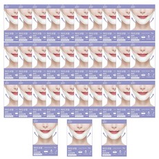 로로스키니 하이드로겔 턱 v 브이라인 리프팅 라인 팩1매 마스크 패치 1일1팩 팔자주름 넥 기타패치, 33개