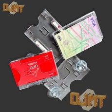 DJMT 주차케이스 카드홀더 차량스티커, 압착고무형(세로)