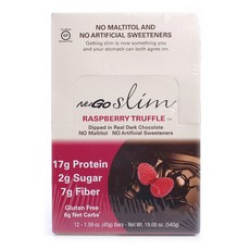 NuGo Nutrition 素食無麩質營養蛋白棒, Raspberry Truffle, 12入