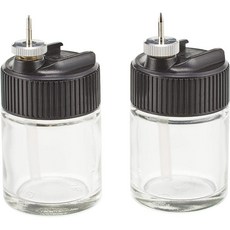 郡氏 GSI PS181 PRO-Spray Ace 簡易吸入式噴槍套組 (含噴槍/顏料替換瓶/噴筆/噴塗), 1個, PS701 替換空瓶 2入