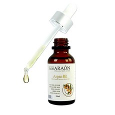 아라온 페이스 오일 유기농 아르간 비정제 오일 에코서트 직수입, 2개, 30ml