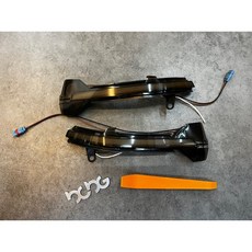 BMW 改良版 後視鏡流水燈, 1個, 藍黃雙色流水燈,F10F11 F06F07 F12 13