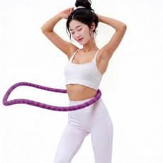 스모글 고탄성 무소음 스프링 훌라후프, 1개, 퍼플, 1.5kg