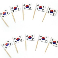 꼬지 이쑤시개 태극기 10개입 르슈크레포크 과일포크 도시락포크 햄버거포크 고급티포크 다과포트 다과포크 푸드픽 과일포크다과포크+노드커머스Shop, 빠른배송