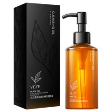 VEZE 梵貞 黑茶潔顏油 溫和淨卸不油膩 眼脣臉三合一清潔卸妝, 1個, 黑茶溫和淨卸潔顏油（新）150ml