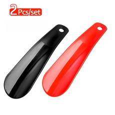 남녀공용 여행용 신발 경적 플라스틱 도우미 스틱 부츠, 2Pcs Bla and d