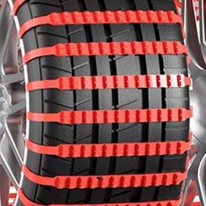 타이어 스노우 체인 미끄럼 방지 자동차 양말 견인 장치 겨울 액세서리, 01 CN, 1개