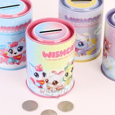 위시캣 미니미 저금통 고양이 캐릭터 인테리어 소품 미니 동전통, 구매수량