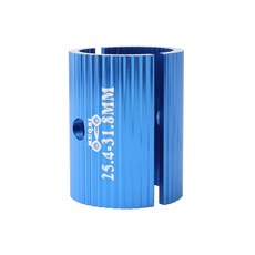 MUQZI 자전거 핸들 25 4MM 어댑터 조정 도로 조리개 31 8MM 35MM MTB DS-42, 25.4To31.8mm Blue