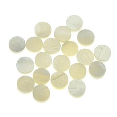Dopro 20pcs 5x2mm 기타베이스 우쿨렐레 밴조 용 Dopro 20pcs 5x2mm Natural White Mother of Pearl Shell Inlay Finger, 1개, 진주의 어머니
