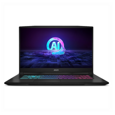 MSI 2024 스워드 GF76 17.3 라이젠9 라이젠 8000 시리즈 지포스 RTX 4060, 블랙, Sword GF76 A AI B8VF-R9 (1000), 512GB, 16GB, Free DOS