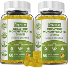 남녀 크레아틴 모노하이드레이트 2팩 근육 성장 힘 에너지 비건 무설탕 입, 120정
