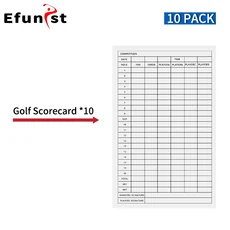 골프 점수 책 연필과 점수 카드가있는 새로운 PU 가죽 소재 점수 노트 골프 용품 사용하기 쉬운 드롭 선박, 01 10 Score Cards