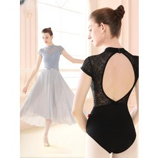 홀터넥 레오타드 무용복 여성 여름 성인 요가 발레 체조 여성용 공연복