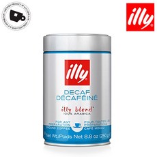 일리 디카페인 그라운드 분쇄원두, 에스프레소, 250g, 1개