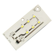 Microwave LED Lamp Replace 5304517872 5304499540 5304509445 123462-A0 4920115 AP6809088 Universal L, 그림과 같이, 1개, 4NB507254_ZH