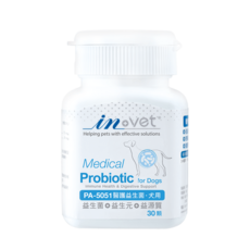 in-vet 醫護益生菌 犬用 30顆, 1個, 維護免疫皮膚腸胃保健
