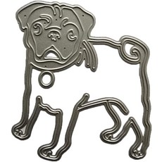 카드 제작용 개 말 금속 절단 다이 스크랩북용 엠보싱 스텐실 DIY 앨범 종이 아트 공예 장식 다이컷 및 스크랩북 제작 액세서리