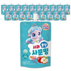 캐치티니핑 사뿐핑 사과 퐁당 파우치 과채음료, 100ml