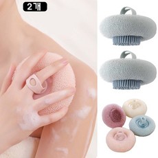 루베이 소프트 클랜징 때밀이 샤워볼 깊은 클렌징 각질관리 풍성한 거품 욕실/목욕탕/사우나, 2개, 1개입