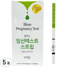 블레스 AI기반 스마트 임신테스트기, 5개, 9개입