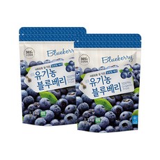 [호재준] 냉동 유기농블루베리(미국), 1.3kg, 2개