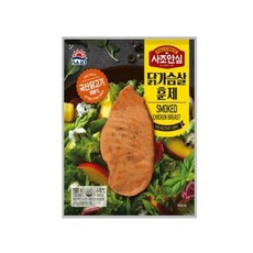 [푸른들마켓][사조]닭가슴살 훈제 100g, 1개