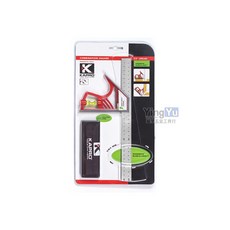 KAPRO 325磁鎖式組合角尺 木工尺 水平泡 付皮套 劃線針 螢宇五金, 1個, 12"(30CM)