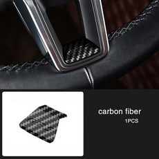 차량 호환 스티커 튜닝자동차 스티어링 휠 탄소 섬유 패턴 GTS 장식 패치 포르쉐 마카오 카이엔 Panamera, 01 carbon fiber, 1개