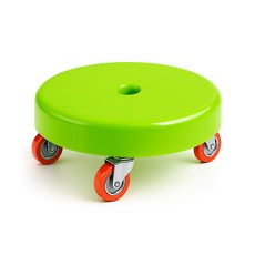 헤이미샤 무빙체어 앉은뱅이 이동식 무빙의자 작업 청소용 이동의자 (중형), 그린, 1개