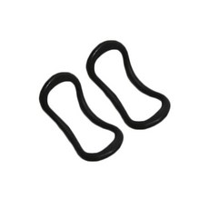 벤디스 필라테스 탄성 요가링 종아리링 아사나링 2개, 블랙+블랙