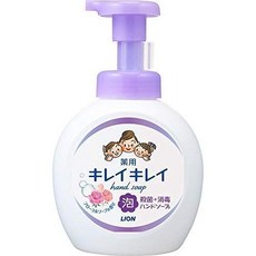 LION 獅王 抗菌洗手慕斯 紫羅蘭花香 500ml, 1個, LION獅王 抗菌洗手慕斯花香500mL