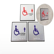 횽스 점자 장애인 표지 점자표지판, 일반, 1