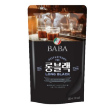 바바커피 롱블랙, 230ml, 10개