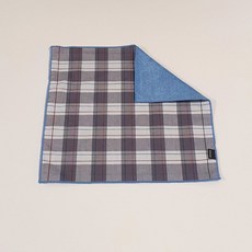 매장정품 renoma 체크패턴 스마트 손수건 RM1 1842212