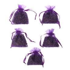 5pcs Real Lavender 유기농 건조 꽃 향 주머니 새싹 BUP 가방 향기 공기 신선함, DPL, 5개