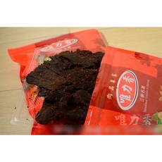 唯力香 黑胡椒豬肉乾 220g, 1個
