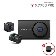 [64GB로업] 파인뷰 X7700 PRO GPS 와이파이 QHD 차량용블랙박스 2채널 실내/페달블랙박스 3채널블랙박스 확장 저전력, 32GB, 3채널, 출장설치