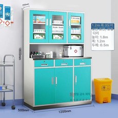 병원 캐비닛 약국 철제 보관함 시약장 스텐 약품 락커, 1.4mm, 1.2 6도어 프룻그린 스틸 표면 다리