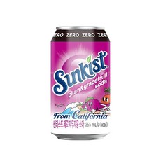 썬키스트 자두자몽 제로 355ml 24개